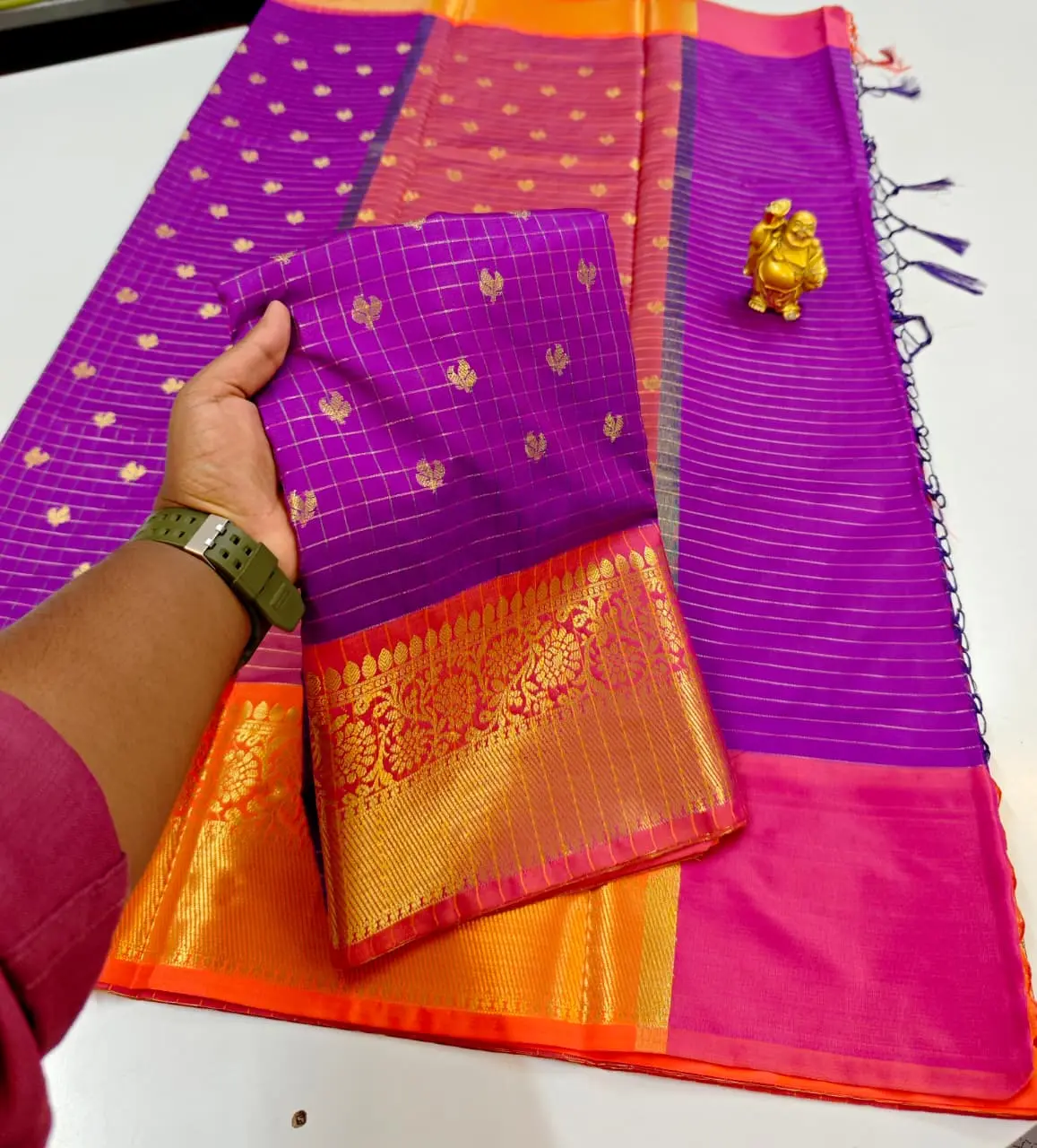 Party wear semi  kanchivaram katan soft silk Sarees